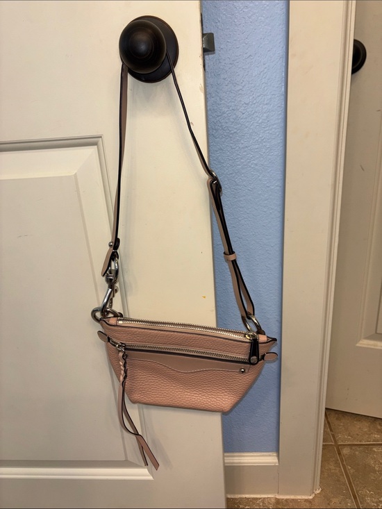 Rebecca Minkoff Handbags - Rebecca Minkoff Blush Pink Pebbled Leather Crossbody belt bag